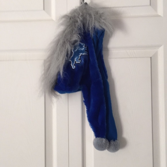 Detroit Lions Hat NWT Forever Collectibles Blue - Picture 4 of 8